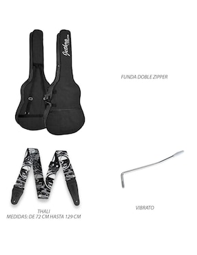 Kit guitarra eléctrica Steelpro 070-SK