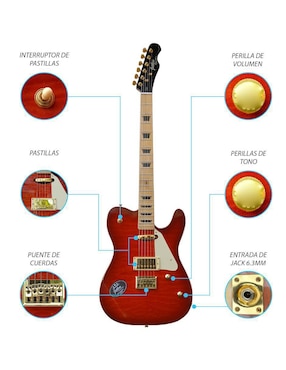 Kit guitarra eléctrica Steelpro 090 JS-MK