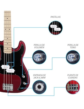Kit Guitarra eléctrica Steelpro 502-SK