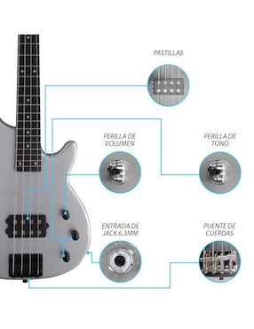 Kit guitarra eléctrica Steelpro 504-SK