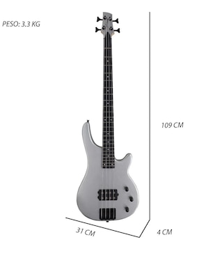 Kit guitarra eléctrica Steelpro 504-SK