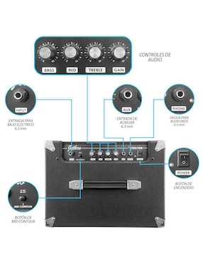 Kit guitarra eléctrica Steelpro 506-SK