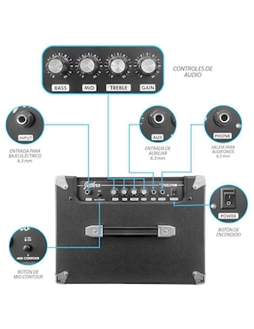 Set bajo eléctrico Steelpro 507-SK