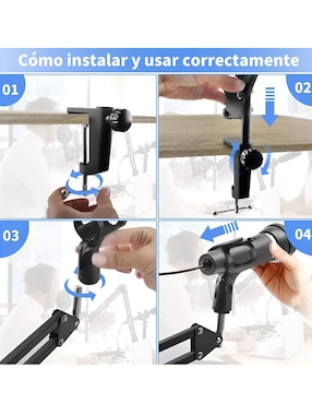 Soporte de brazo para micrófono Xtellar