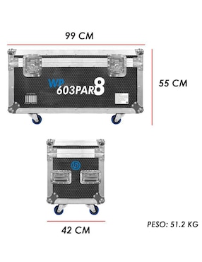 Luces disco Steelpro