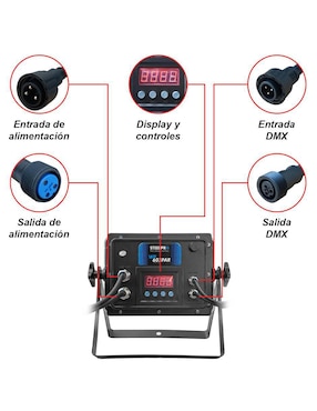 Luces disco Steelpro