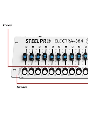 Controlador DMX Steelpro Electra-384