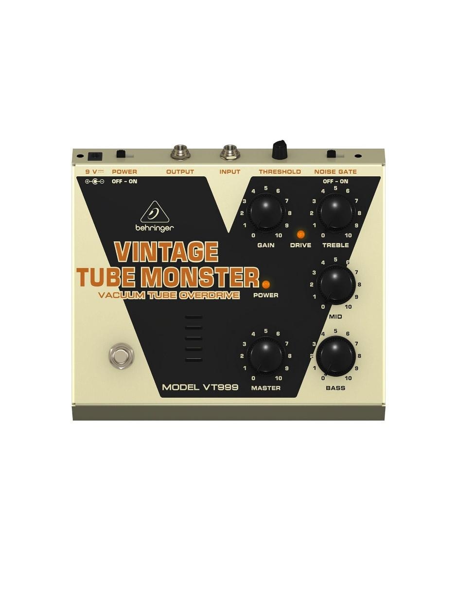Pedal para Guitarra Eléctrica Tube Monster Bulbo VT999 2
