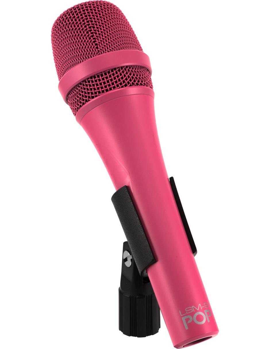 Micrófono Vocal Dinamico LSM-9 POP magenta 3