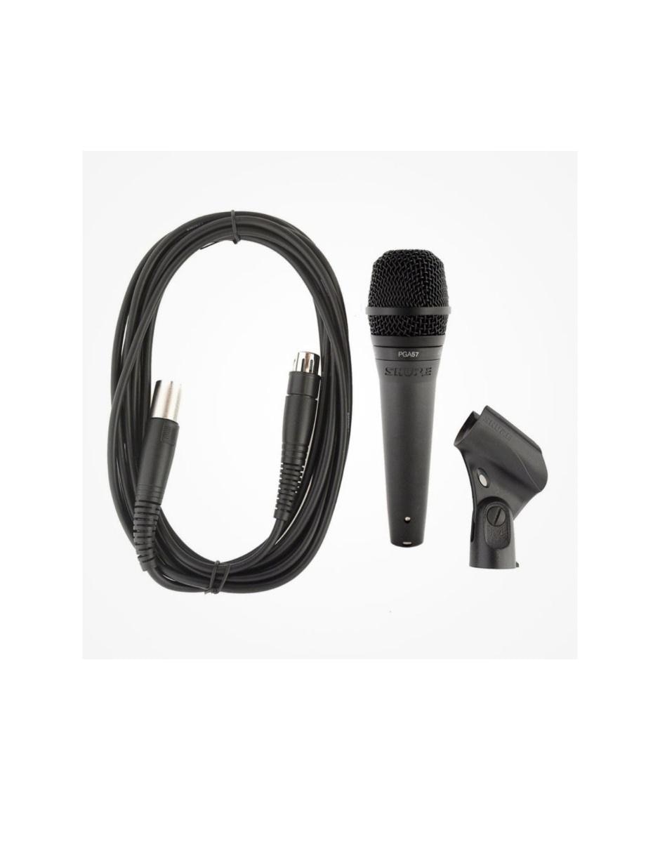 Micrófono para Instrumentos PGA57-XLR 1 Canal negro 2