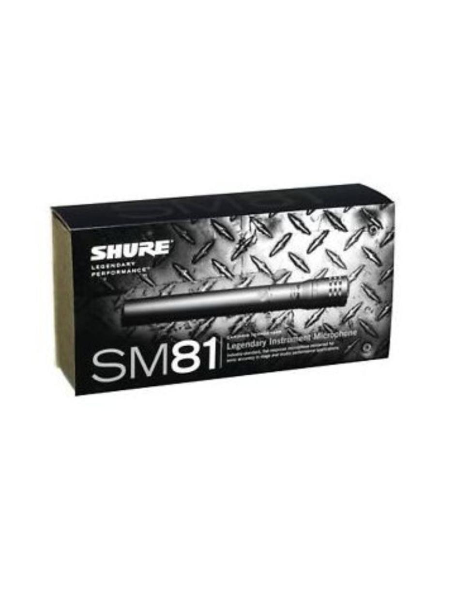 Micrófono Instrumentos SM81-LC con Parabrisas sin cable 2