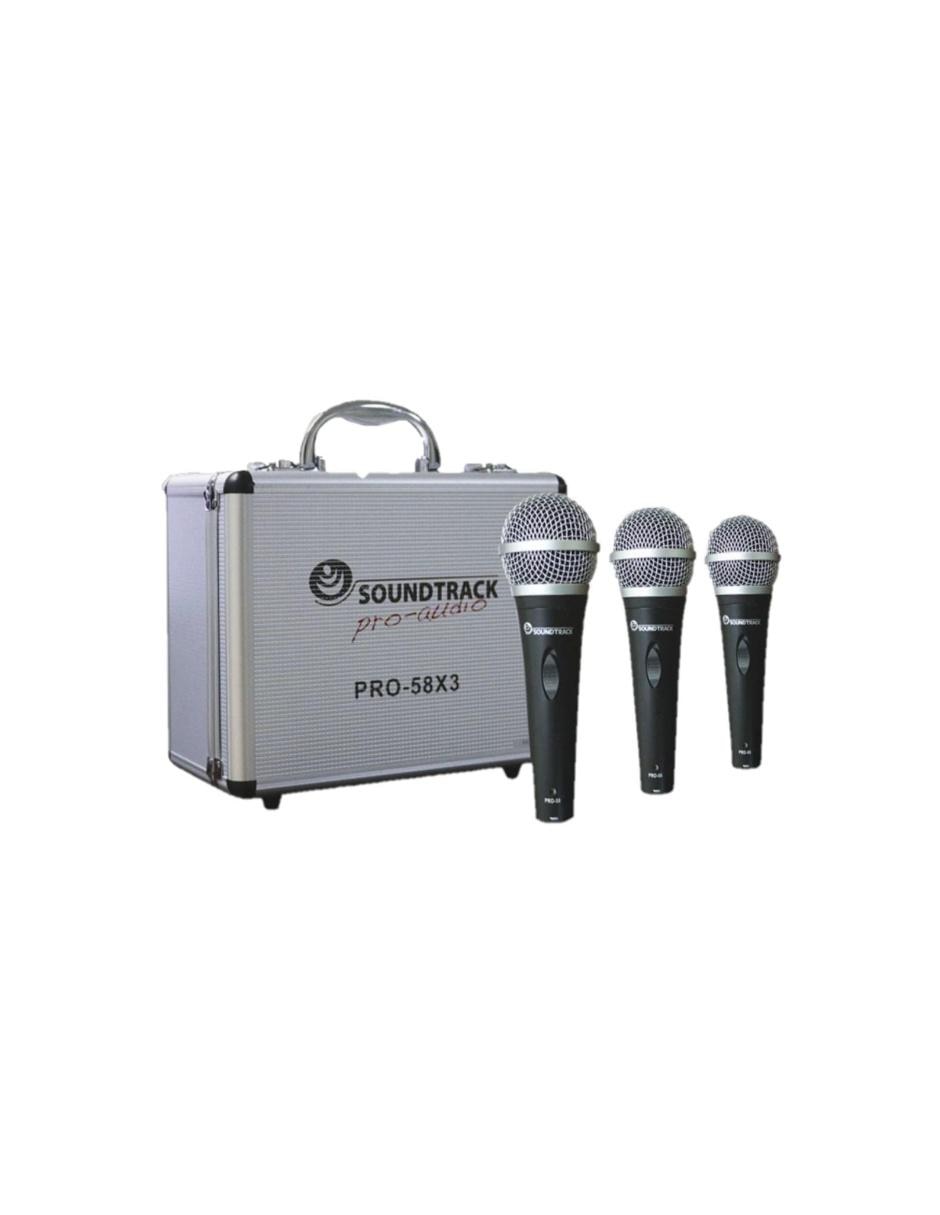 Set de micrófonos alámbricos PRO-58X3