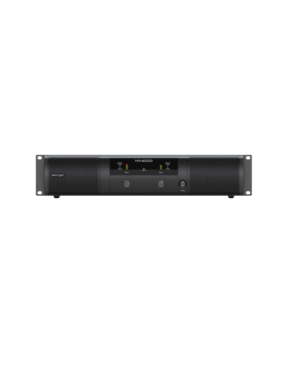Amplificador NX3000 de 120 V 4