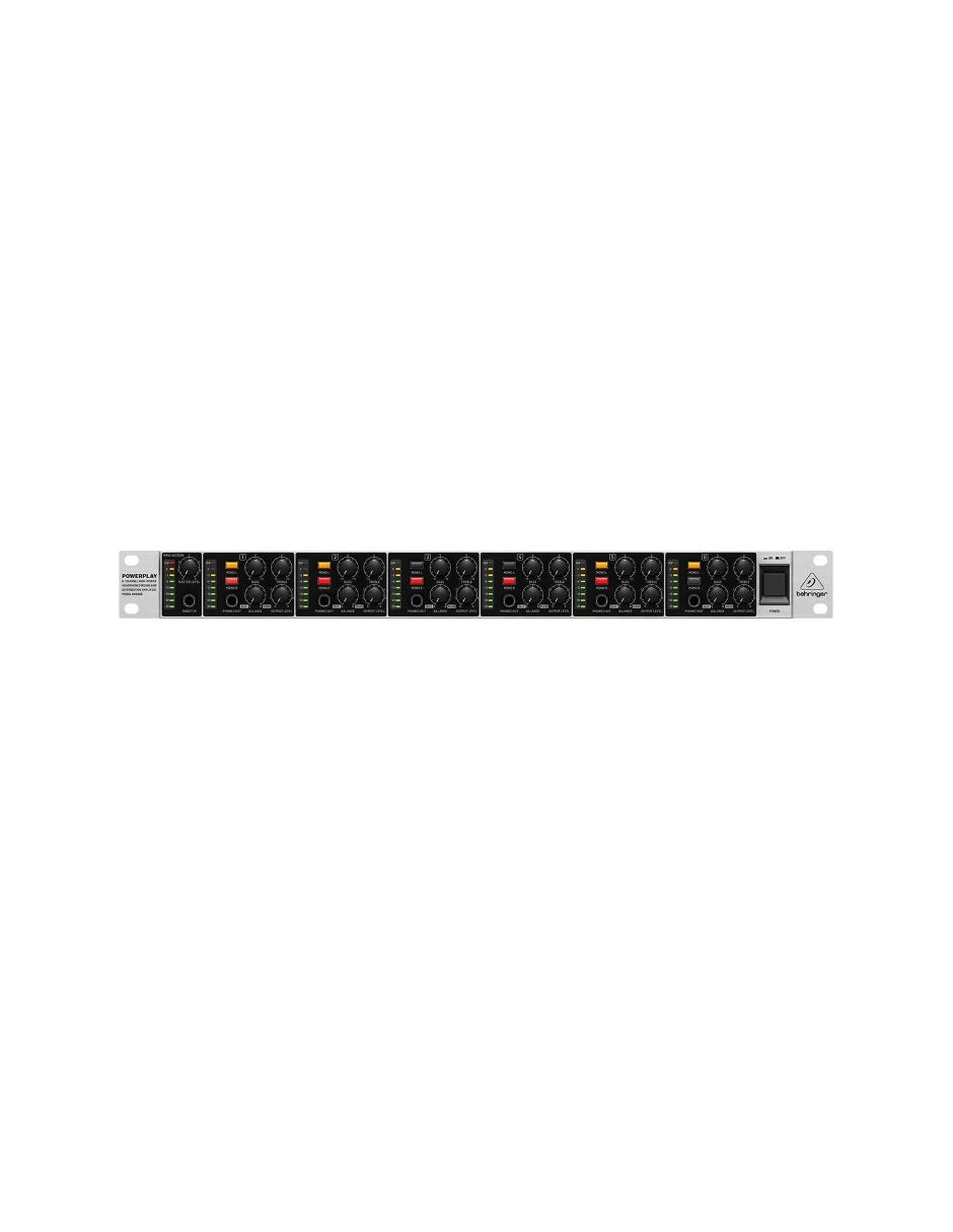 Amplificador HA6000 de 5 V 4