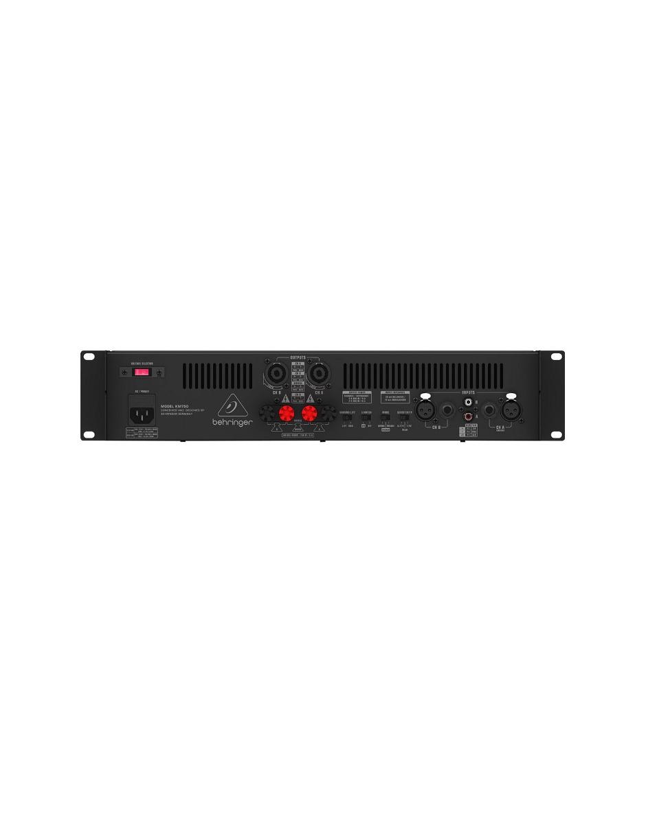 Amplificador KM750 de 120 V 5