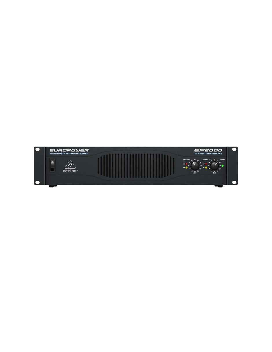 Amplificador EP2000 de 120 V - 220 V 3