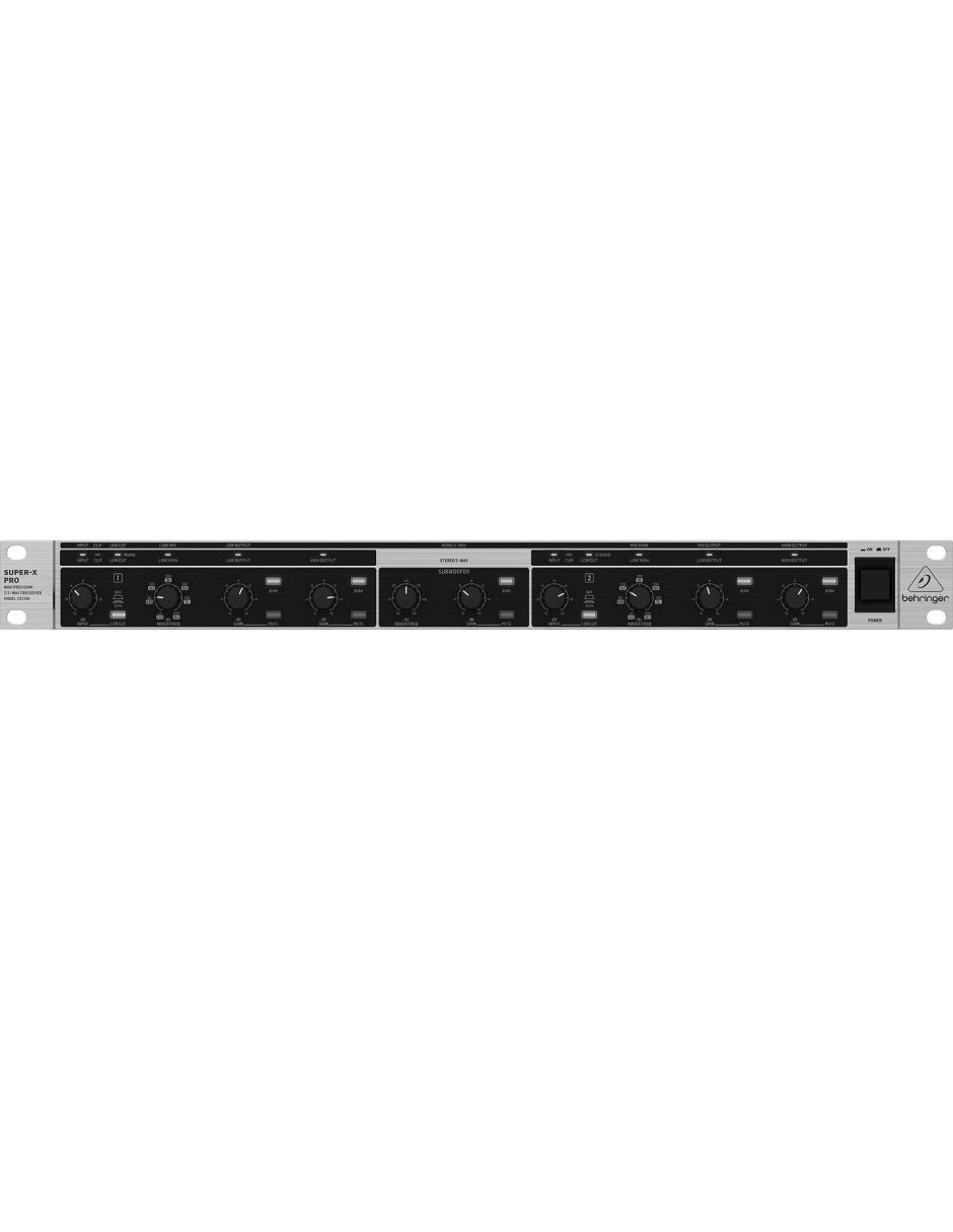 Crossover Electrónico CX2310V2 2