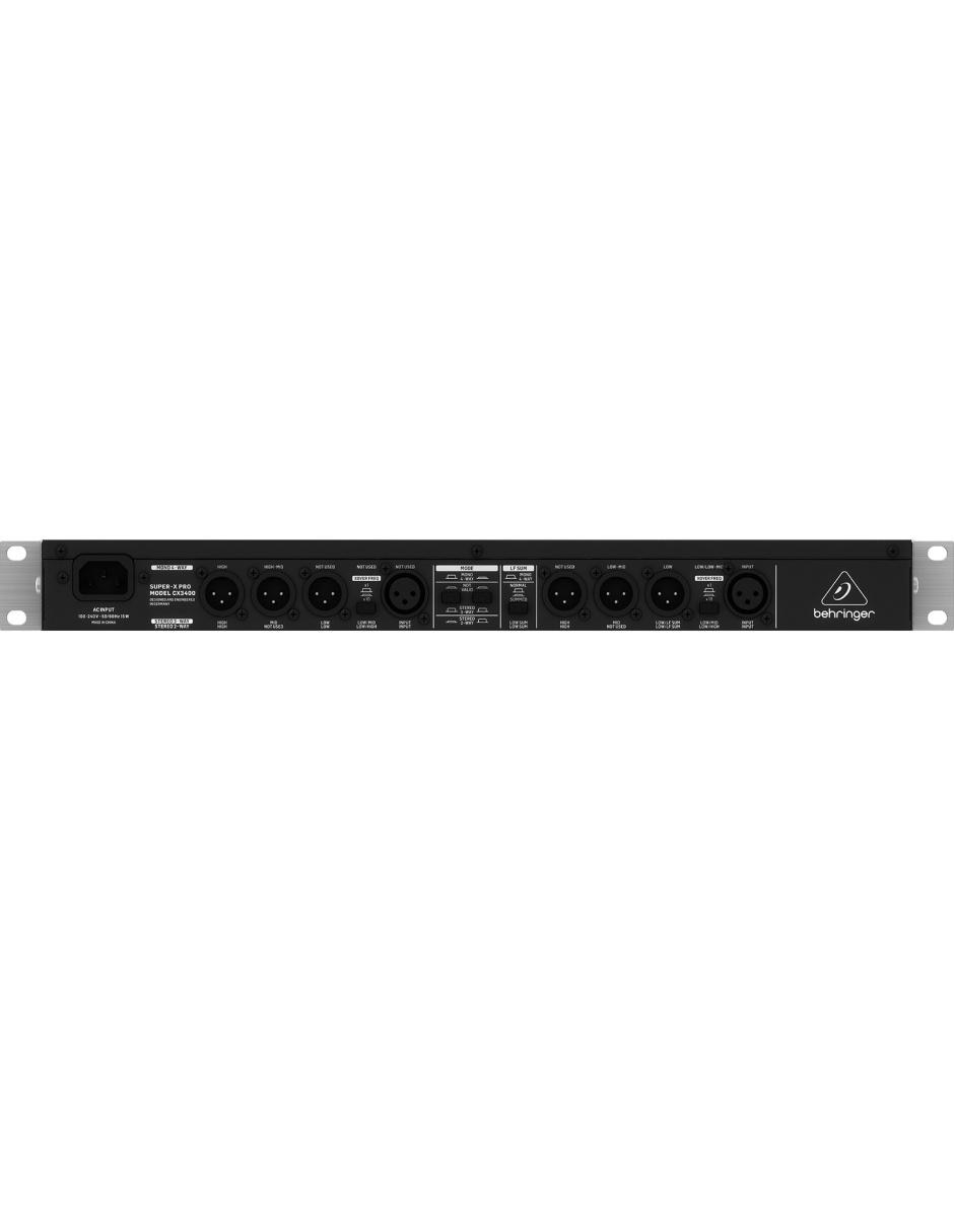 Crossover Electrónico CX3400V2 4