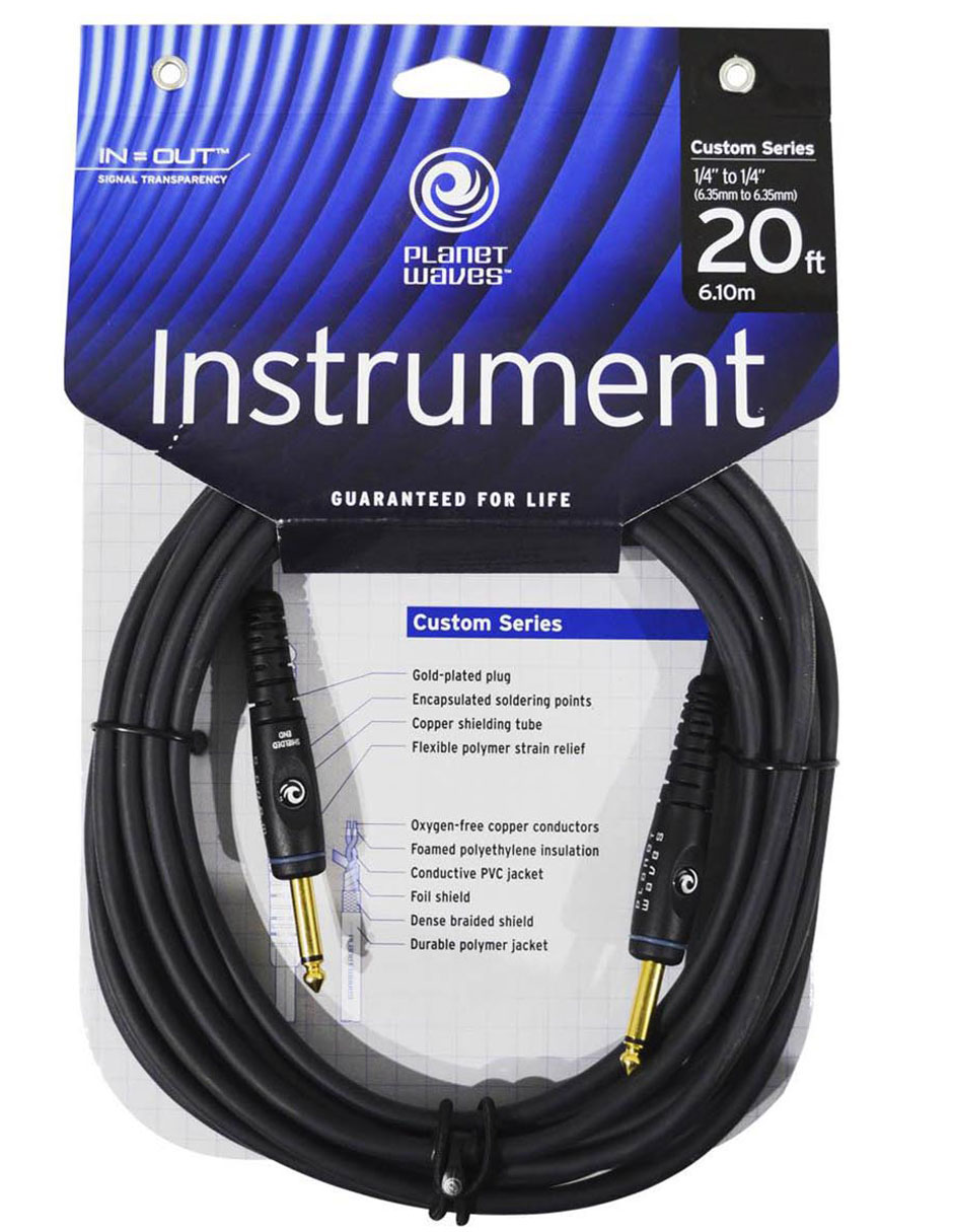 Cable Plug 1/4 pulgada de 4.5 m
