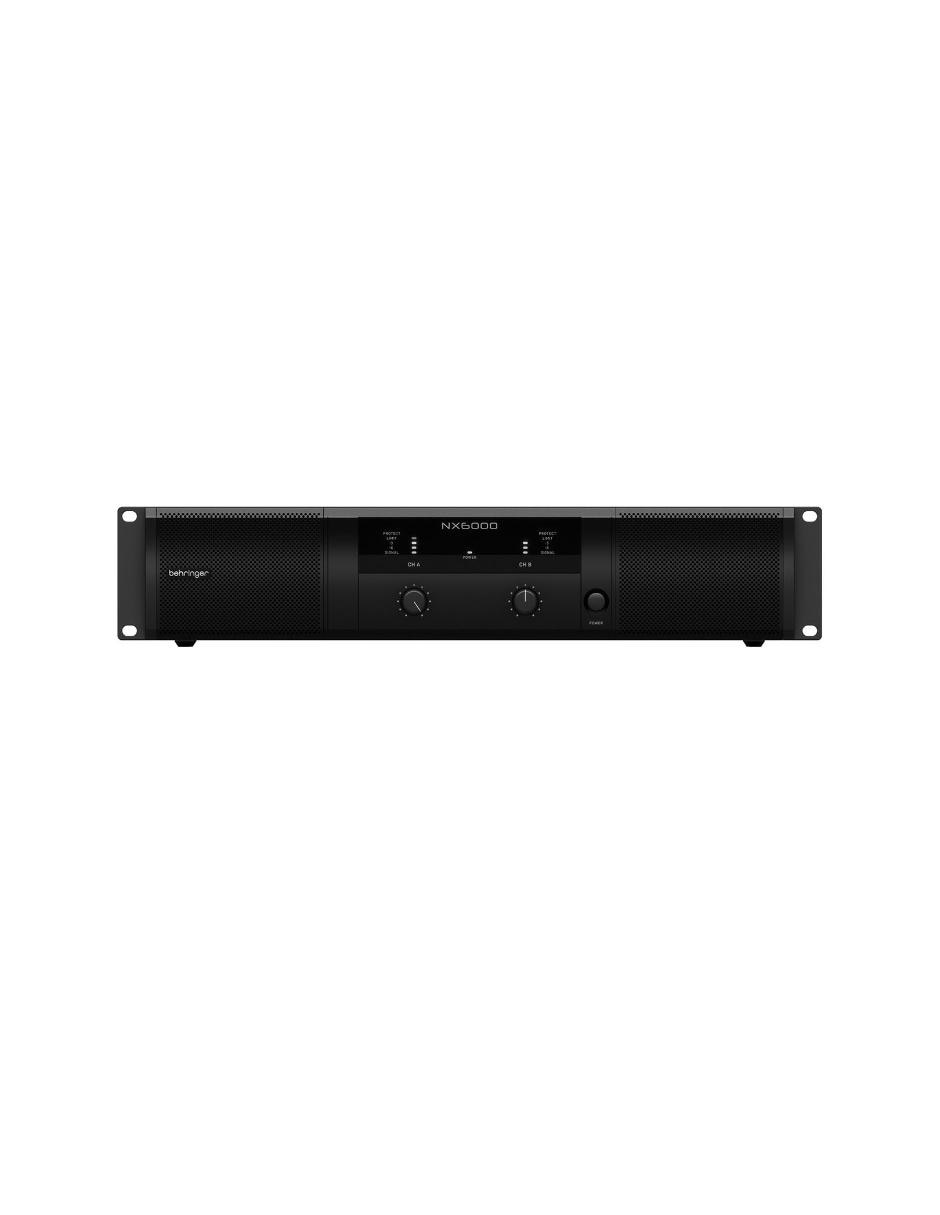 Amplificador NX6000 de 120 V - 220 V 2