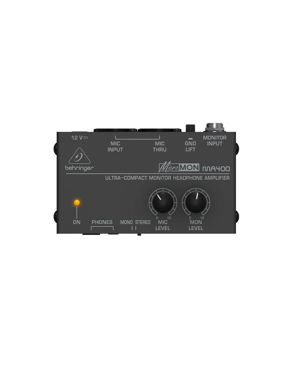 Amplificador MA400 de 12 V 3