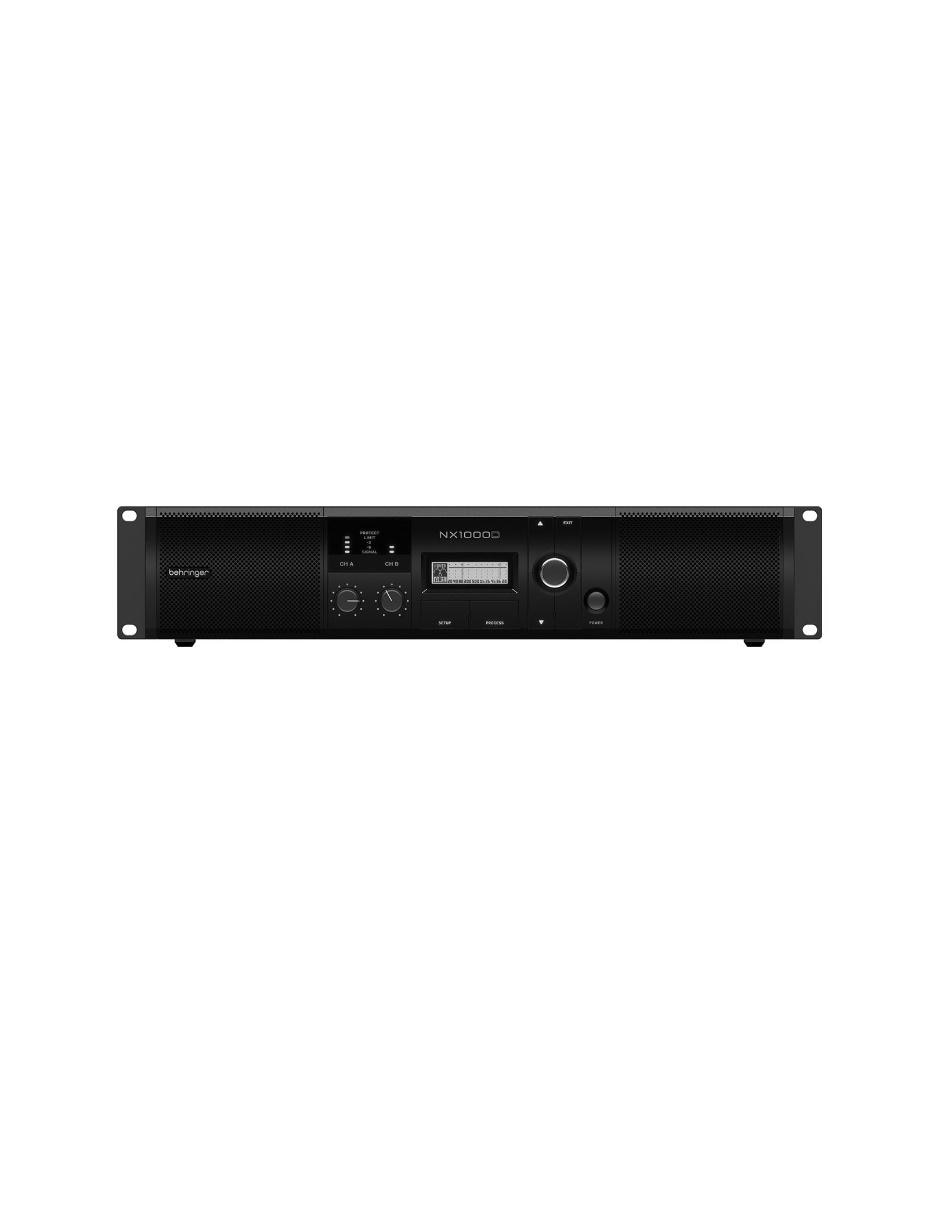 Amplificador NX1000D de 120 V 2