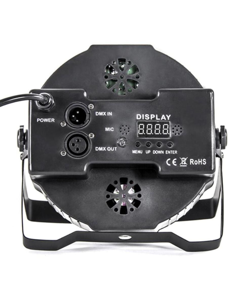 Cañón de LED PAR18X1 RGB Audiorítmico 7 Canales 3