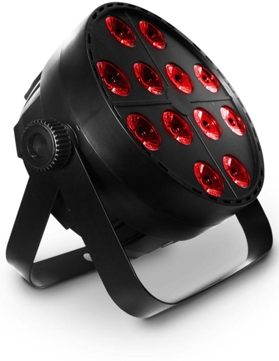 Cañón LED PAR12x10 RGBUV 6 8 Canales DMX Cañón LED PAR12x10 RGBUV 6 8 Canales DMX