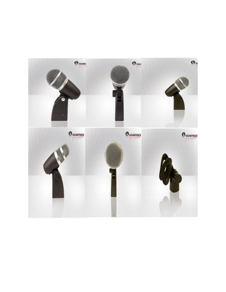 Set de micrófonos alámbricos para instrumentos musicales 2