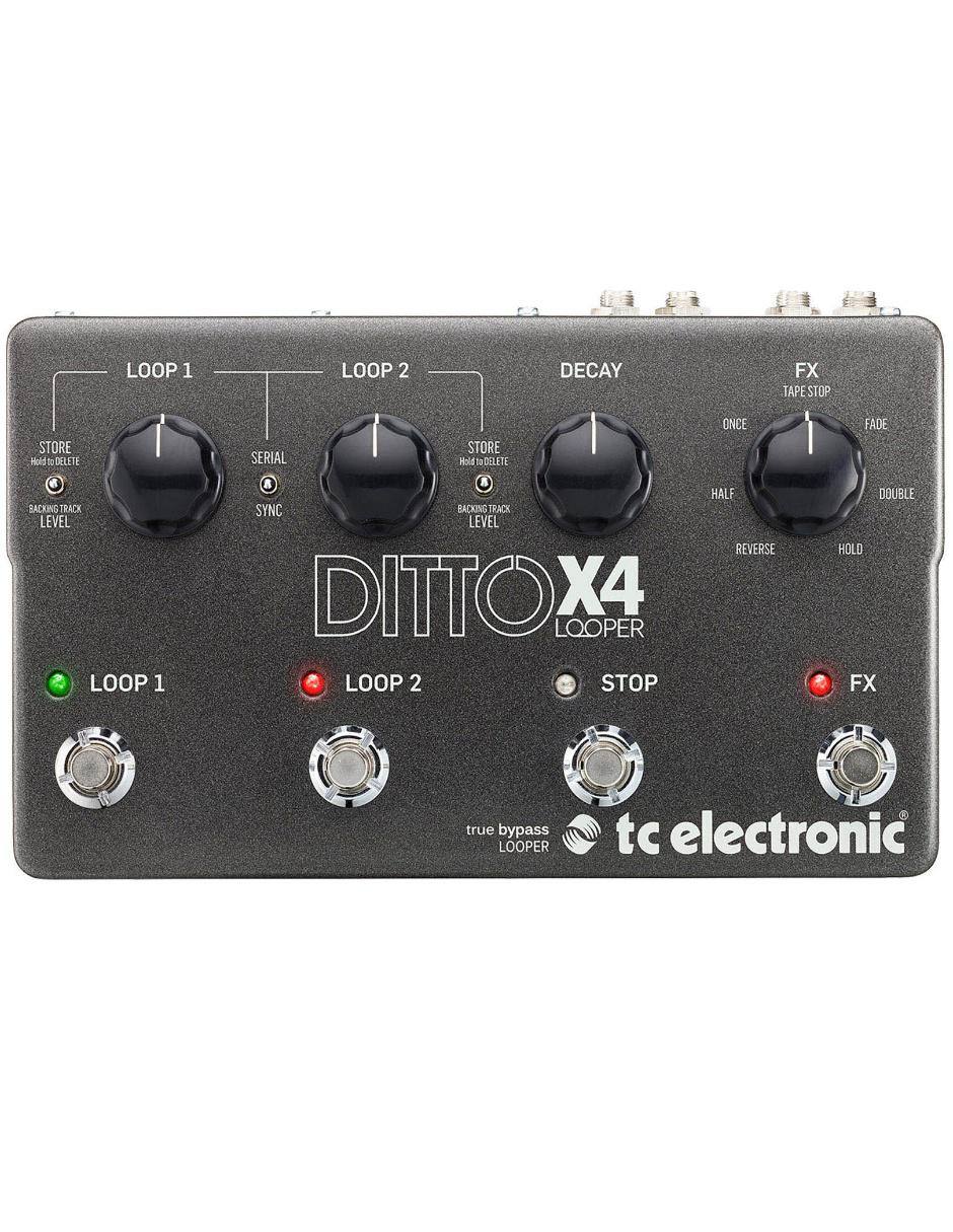 Pedal para Guitarra T.C. Electronic Ditto X4 Looper 2