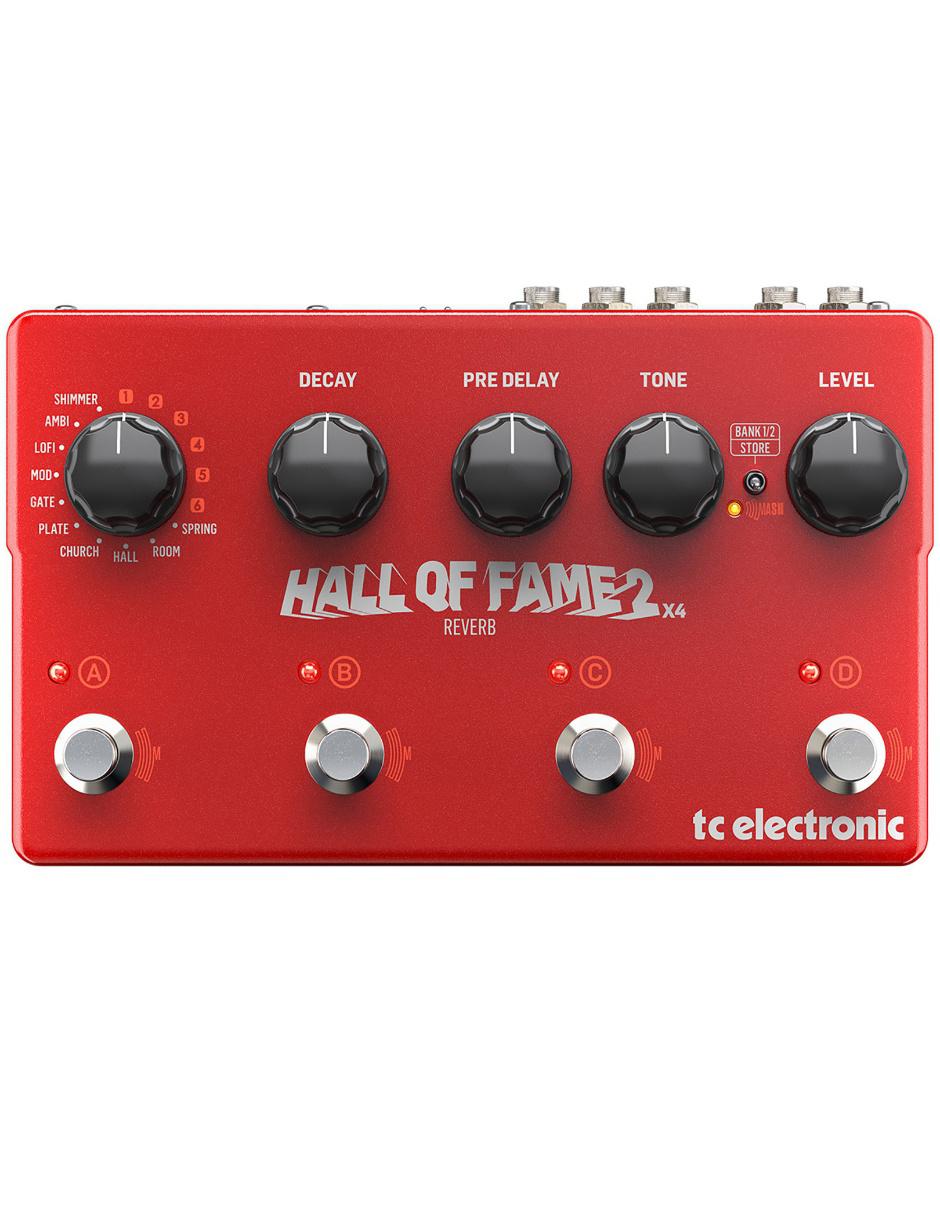 Pedal para Guitarra T.C. Electronic Hall Of Fame 2 X4 2