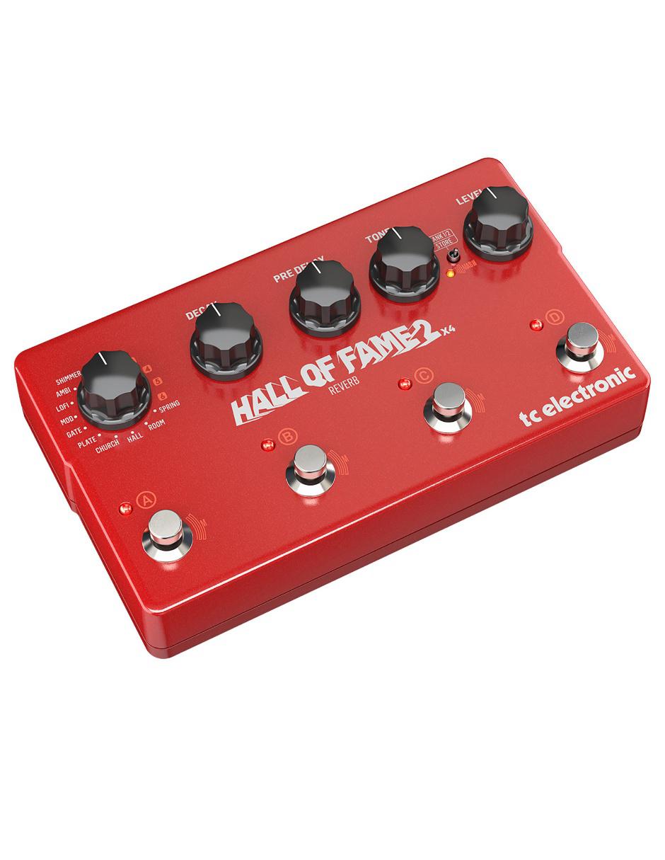 Pedal para Guitarra T.C. Electronic Hall Of Fame 2 X4 3