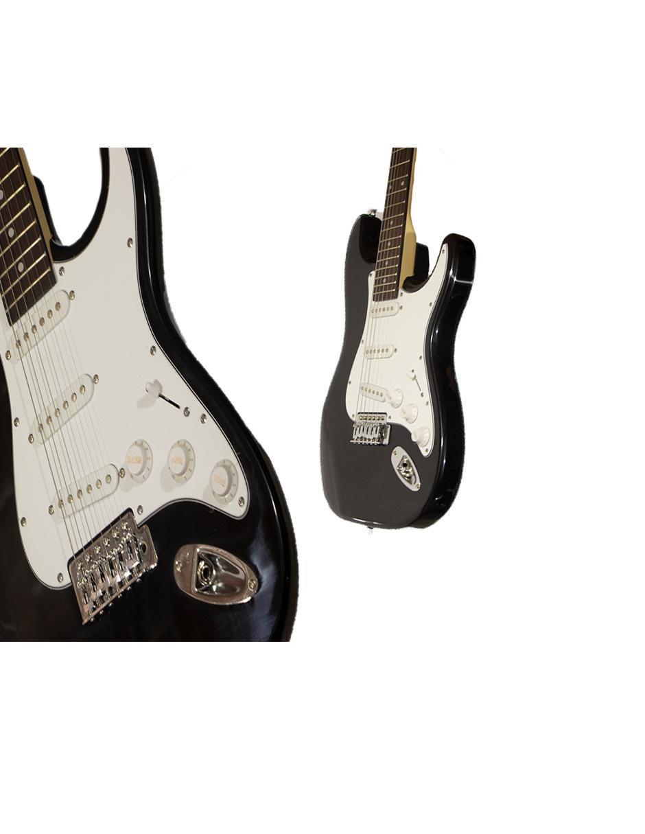 Guitarra eléctrica  mkz-atguitarneg 7