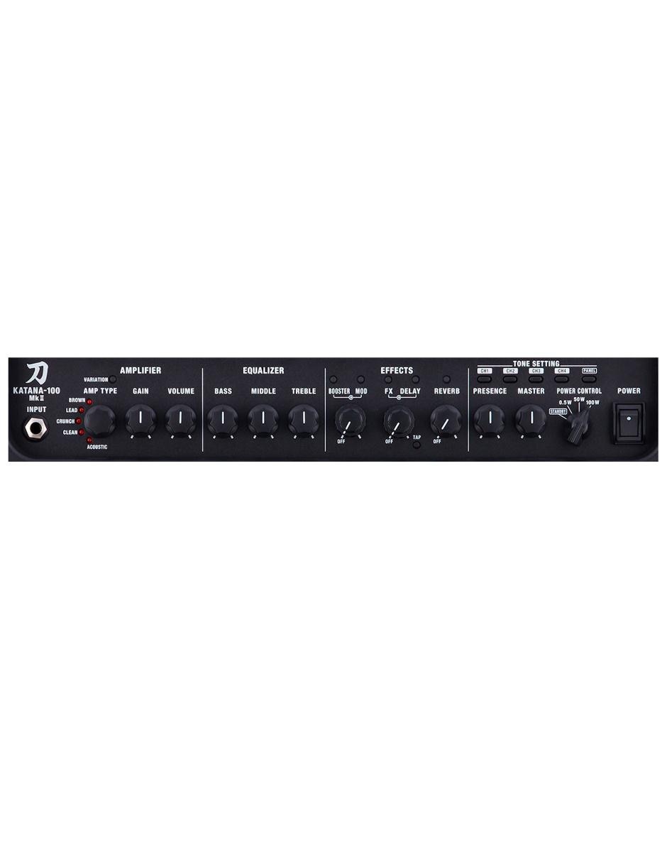 Amplificador para guitarra Katana 2 KTN-100 2 de 127 V 5