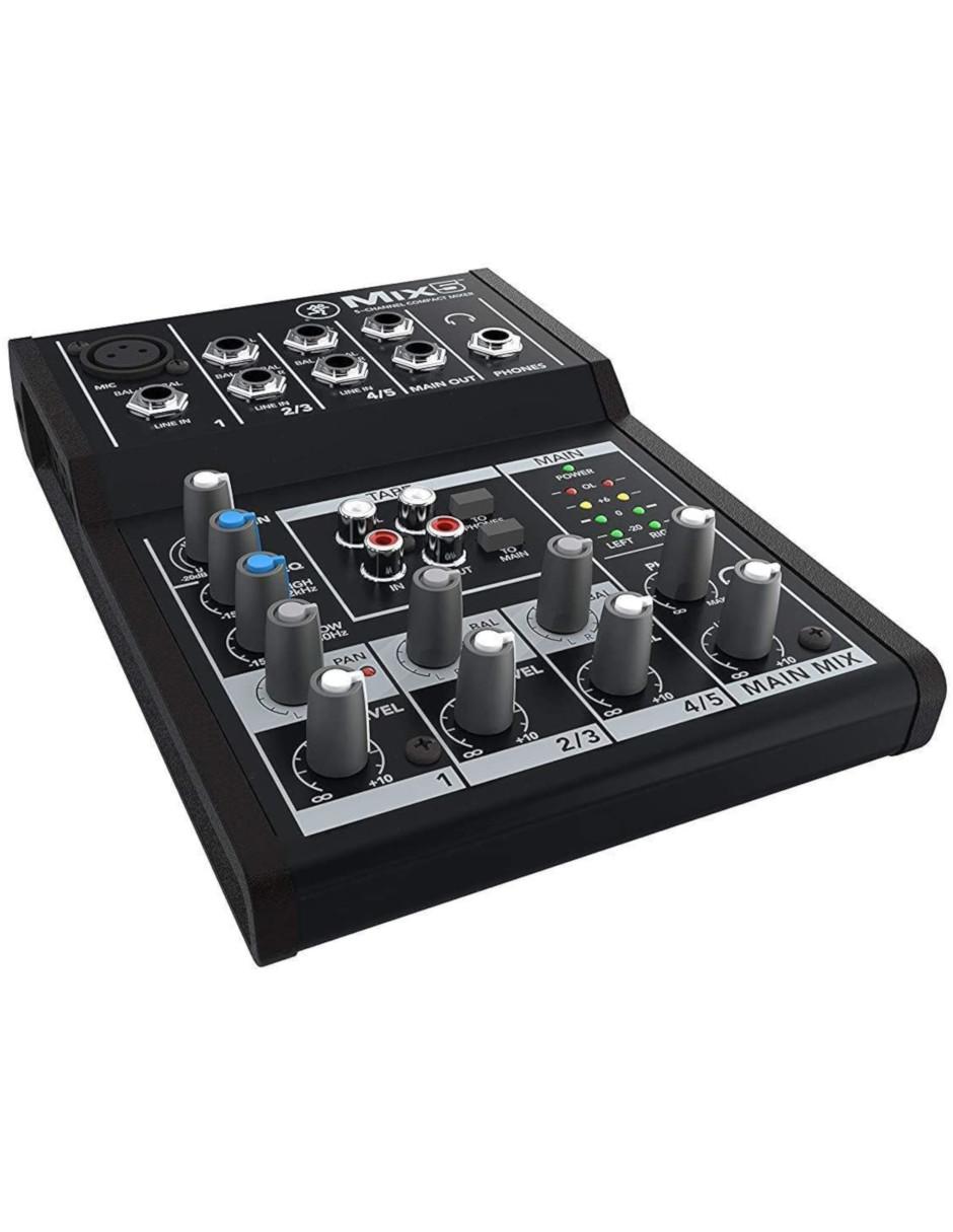 Mezcladora Compacta Mix5 de 5 canales 4