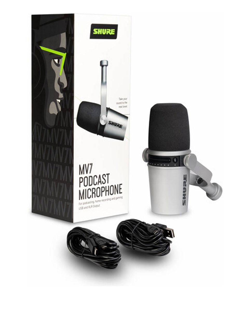 Micrófono profesional alámbrico mv7-s 2