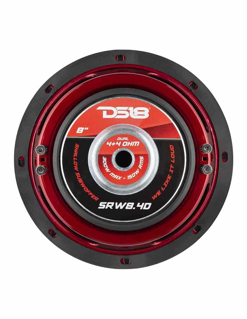 Subwoofer de Coche SRW8.4D poco profundo de 8 Pulgadas 300 vatios 5