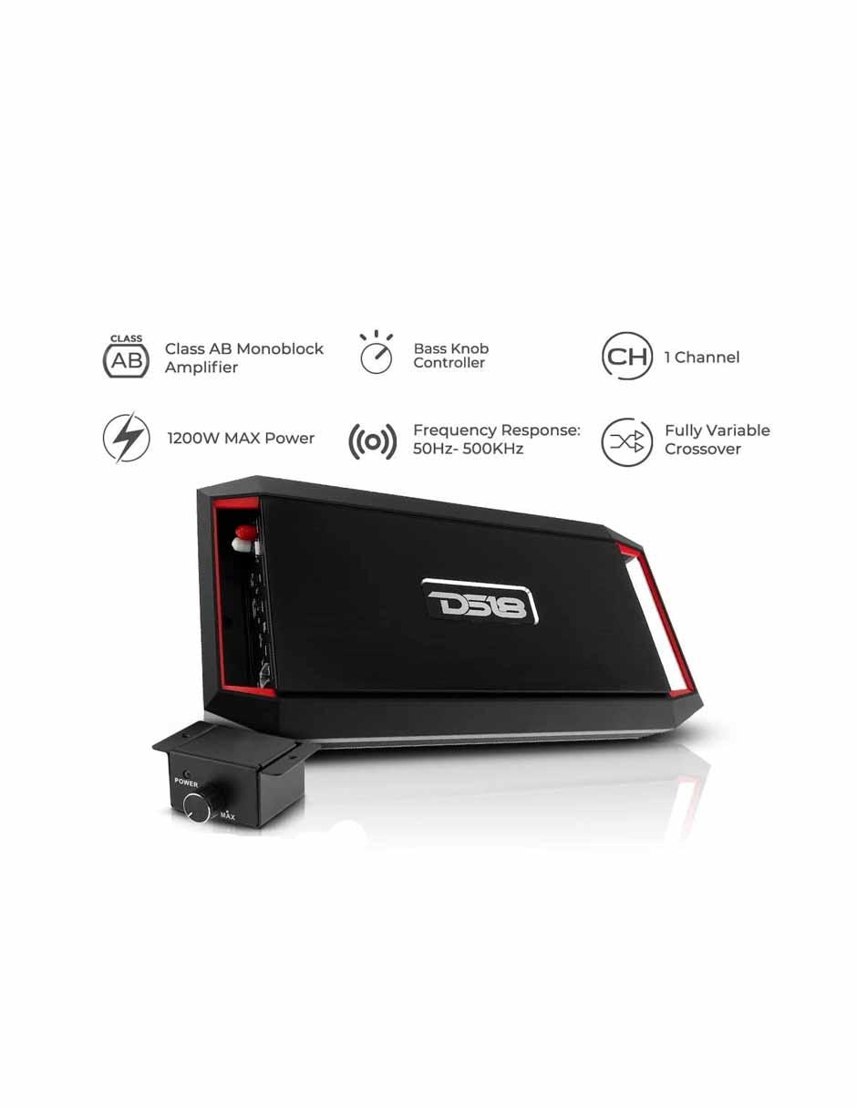 Amplificador GEN-X1200.1 de 12 V 2
