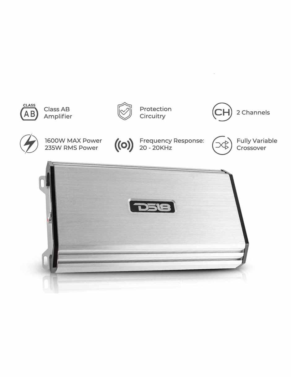 Amplificador S1600.2/SL de 127 V 2