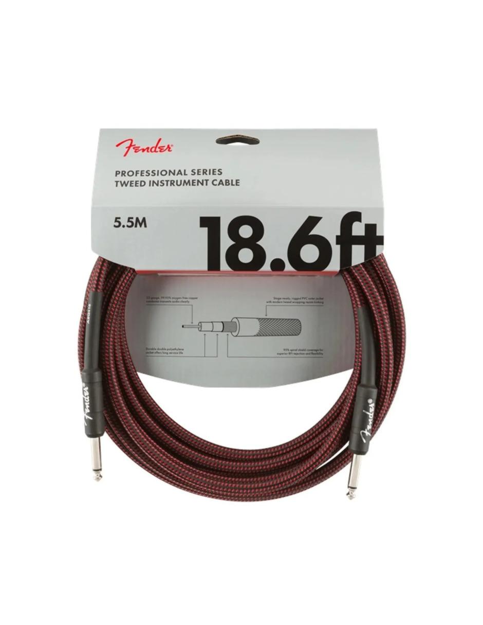 Cable para Guitarra Fender Profesional Red Tweed 5.5m en Liverpool