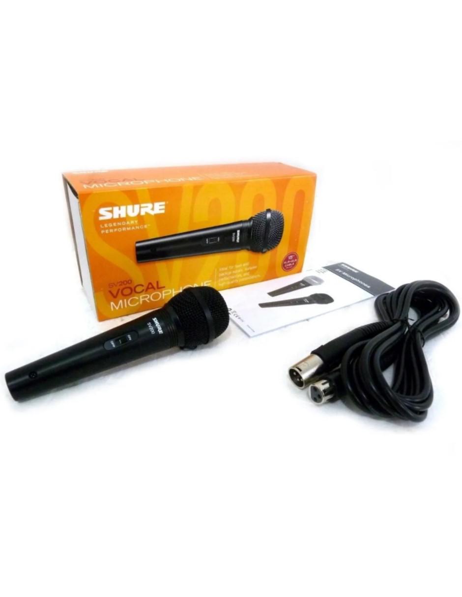 Micrófono Dinámico con Switch y Cable SV200 2