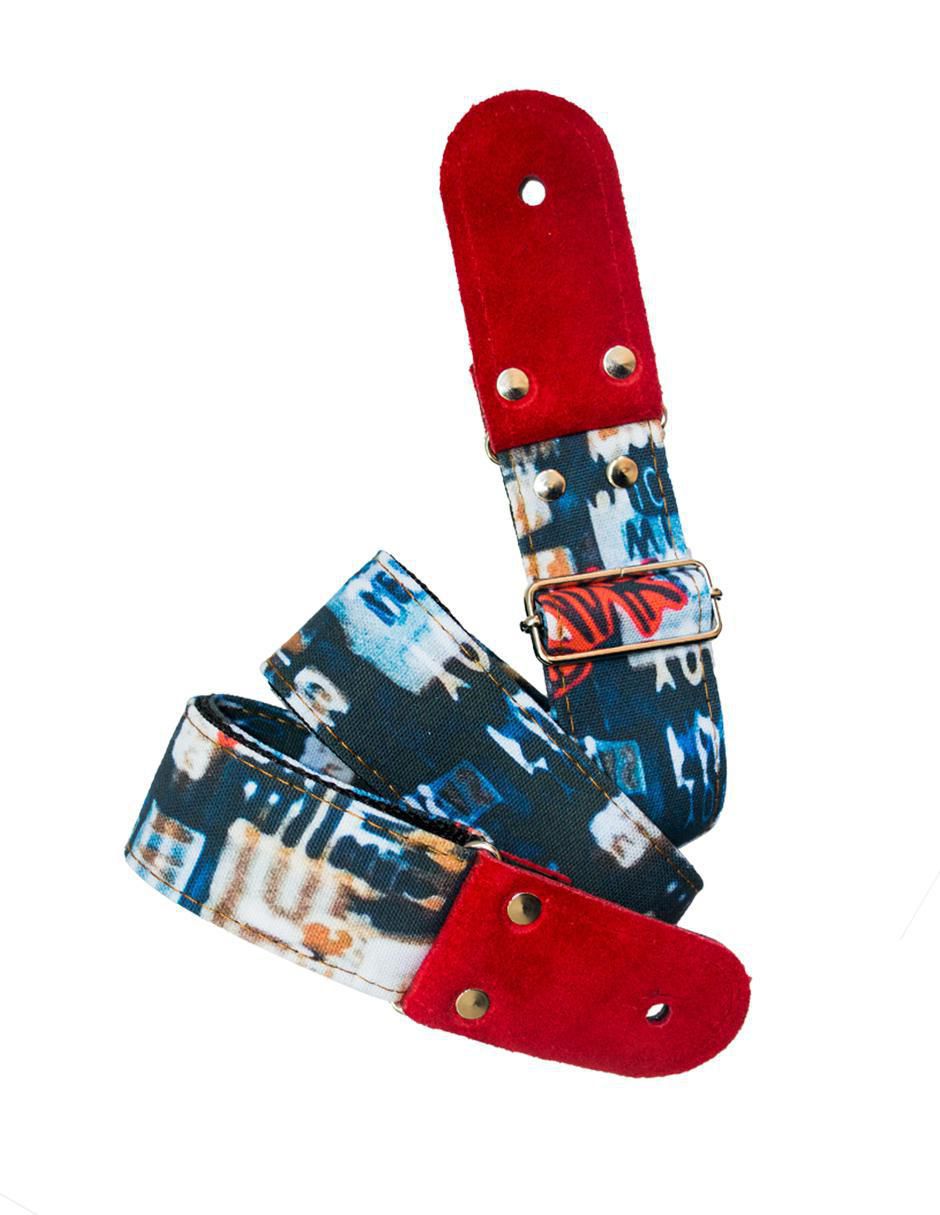 Correa para guitarra o bajo Punk