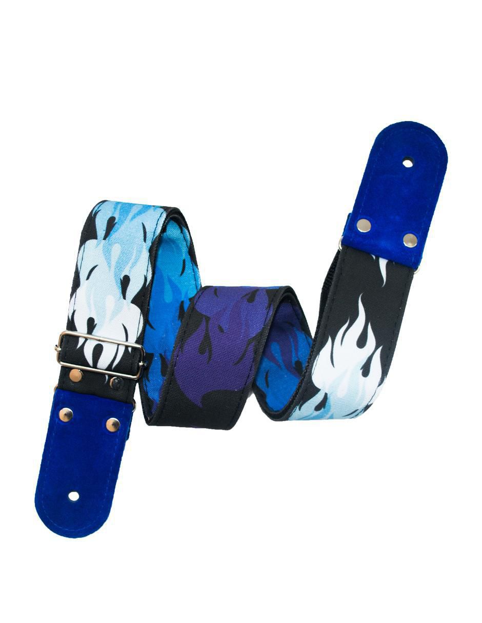 Correa para guitarra o bajo Flamas 3