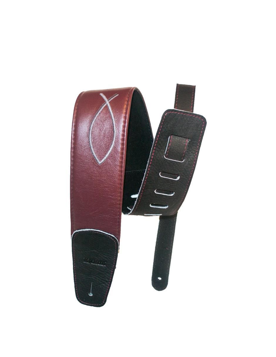 Correa para guitarra o bajo Elegance bordado cristiano 2