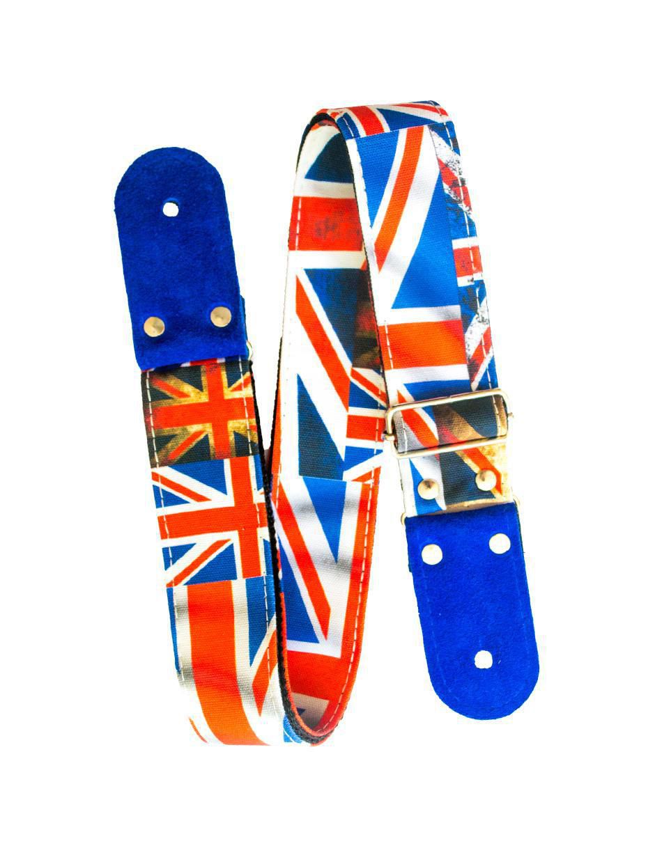 Correa para Guitarra o Bajo Bandera Inglaterra