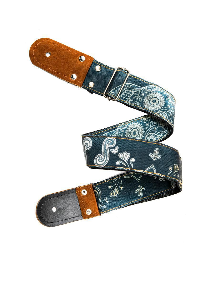 Correa para Guitarra o Bajo Calavera Mexicana 3