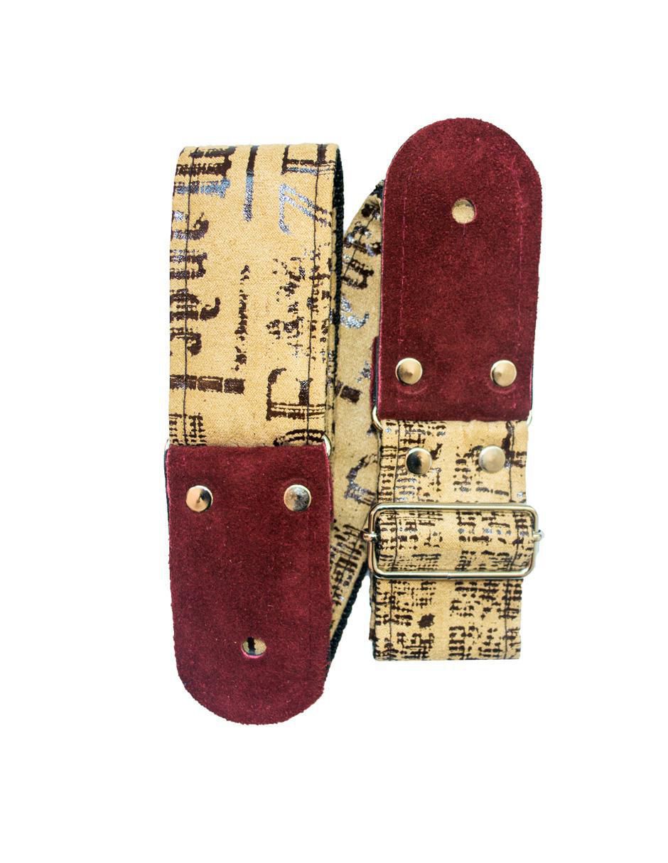 Correa para Guitarra o Bajo Letras a Mano 3