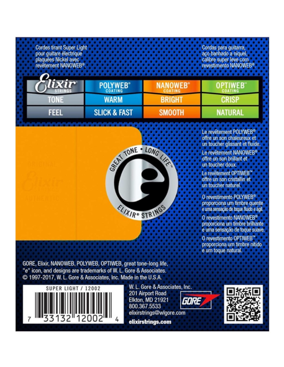 Set cuerdas para guitarra eléctrica 12002 2