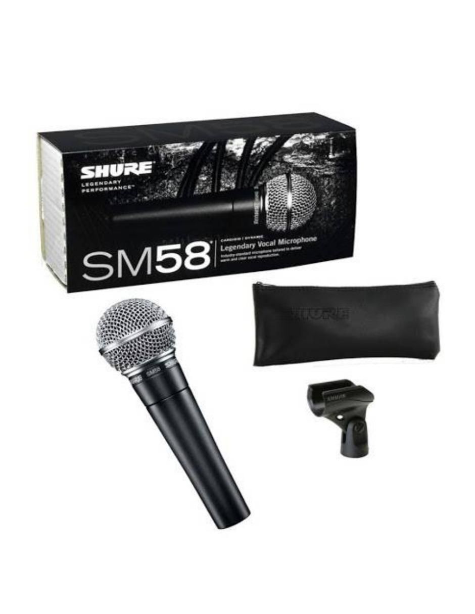Micrófono Profesional Alámbrico SM58-LC 2