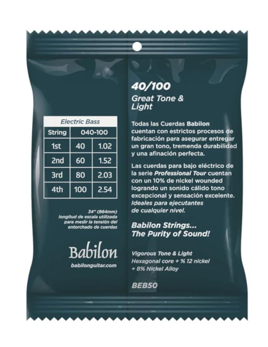 Set Cuerdas para Bajo BEB50/4S 2